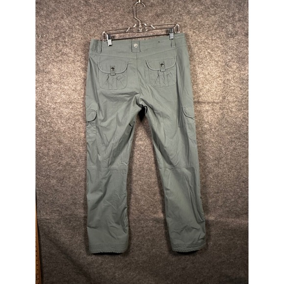 Kuhl‎ Vintage Patina Dye Gray Cargo Capri Pants Womens Size 12 REG - Picture 11 of 11